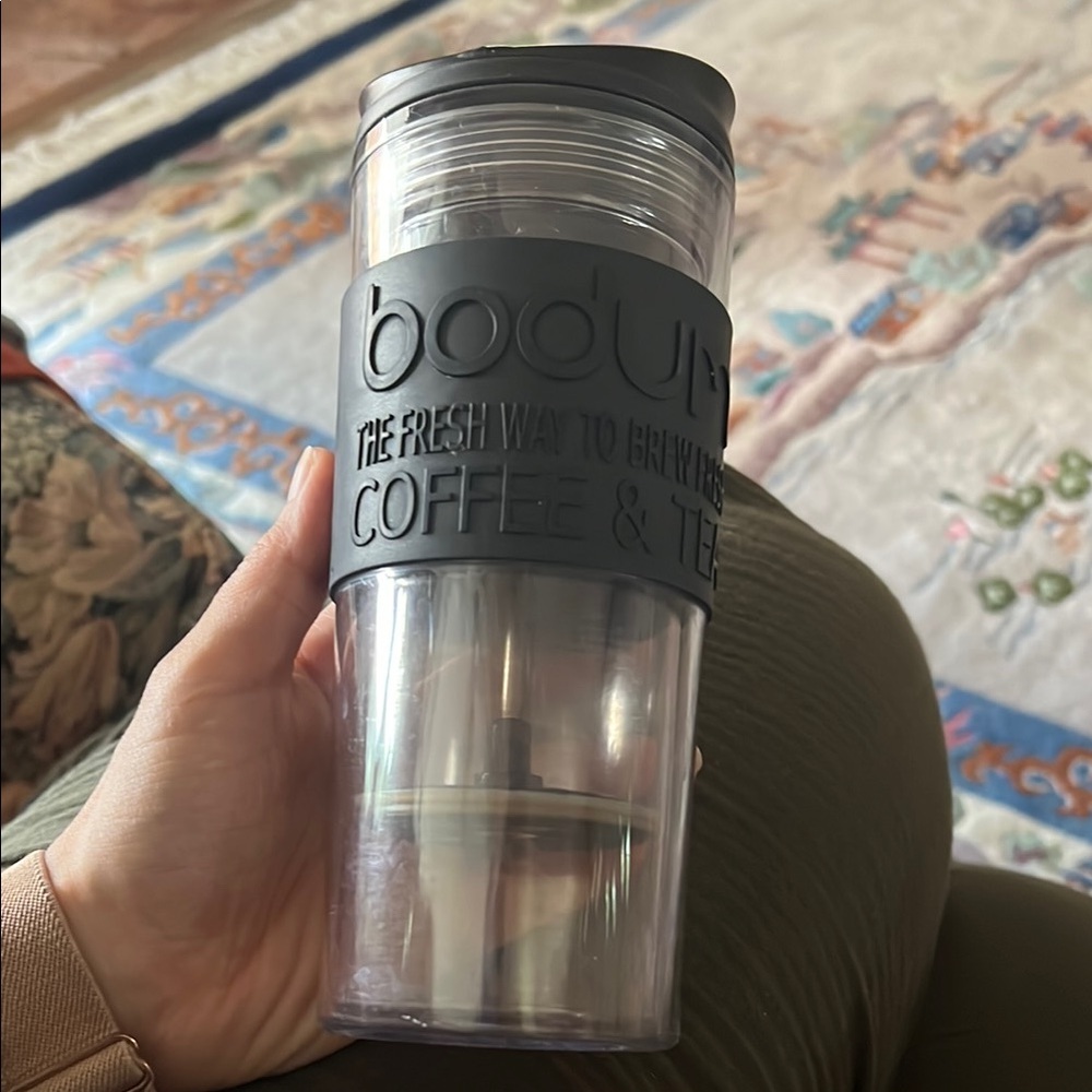 Bodum Travel French Press Tumbler, 15 oz – Black